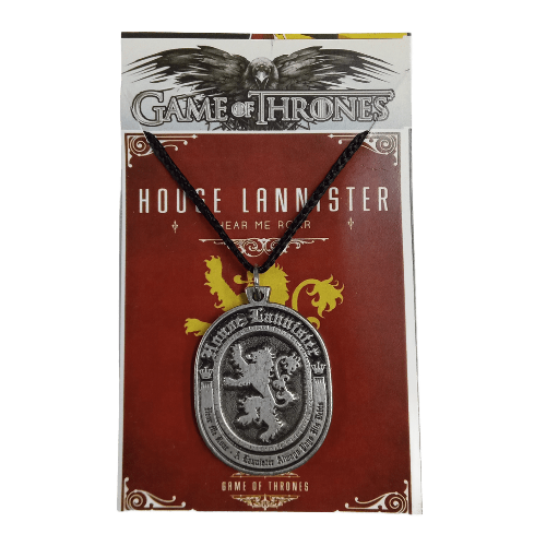 Colgante Juego de Tronos - Casa Lannister (ovalado)