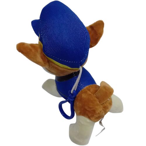 Peluche plush PAW Patrol - Chase con mosquetón - 14CM