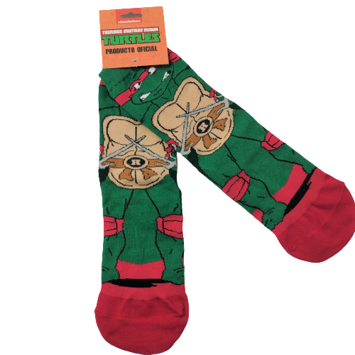 Medias 3/4 Tortugas Ninja - Raphael