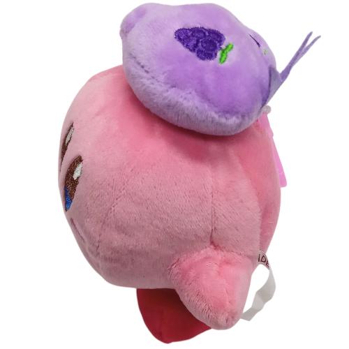 Peluche plush Kirby - Kirby sombrero uvas con mosquetón - 12 CM