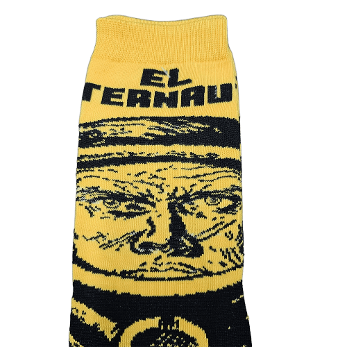 Medias 3/4 El Eternauta - Juan Salvo fondo amarillo