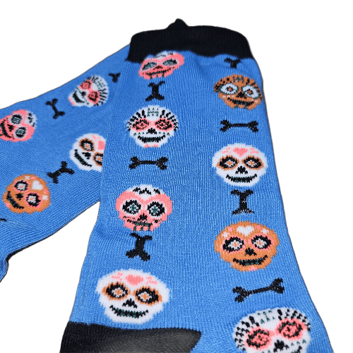 Medias 3/4 Calaveras mexicanas