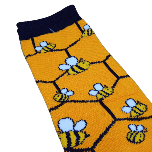 Medias 3/4 Panal con abejas