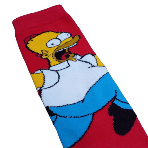 Medias 3/4 Los Simpson - Homero saltando contento