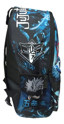 Mochila de Cordura Reforzada - Jujutsu Kaisen Gojo Satoru (fondo azul)