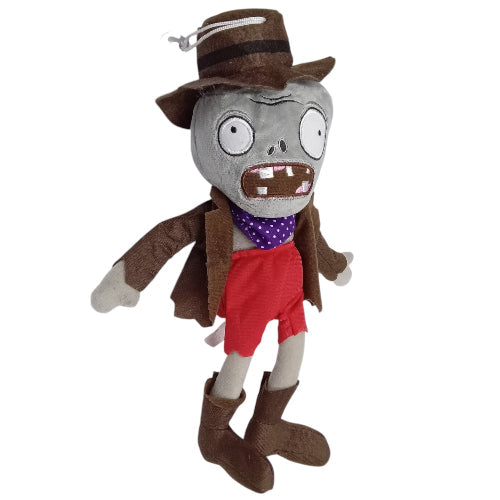 Peluche plush Plantas contra Zombis - Zombi Vaquero con ventosa 33CM