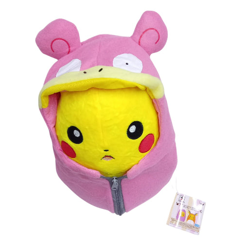 Peluche plush Pokemon - Pikachu sorprendido sleeping bag Slowpoke 27CM - Oficial