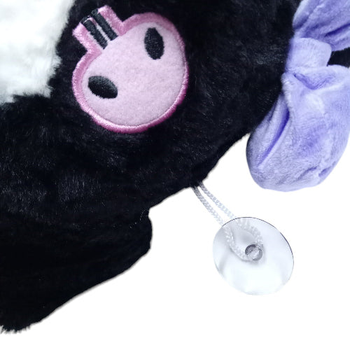 Peluche plush Sanrio - Kuromi bolsito con ventosa 23CM