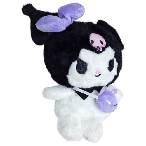 Peluche plush Sanrio - Kuromi bolsito con ventosa 23CM
