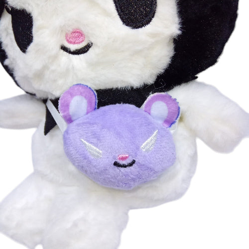 Peluche plush Sanrio - Kuromi bolsito con ventosa 23CM