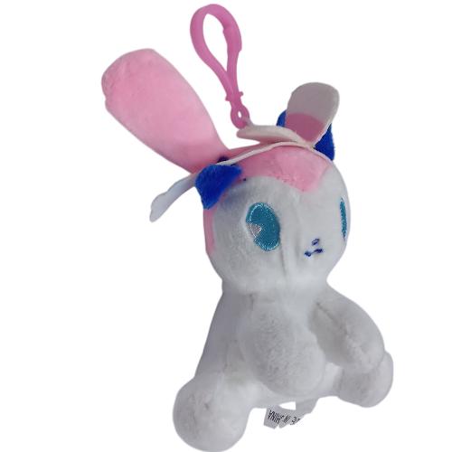 Peluche plush Pokemon - Sylveon con mosquetón - 14CM