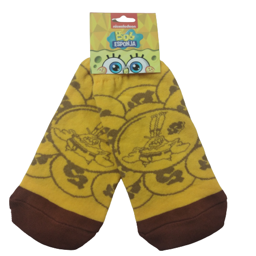 Medias soquete Bob Esponja-Señor Cangrejo