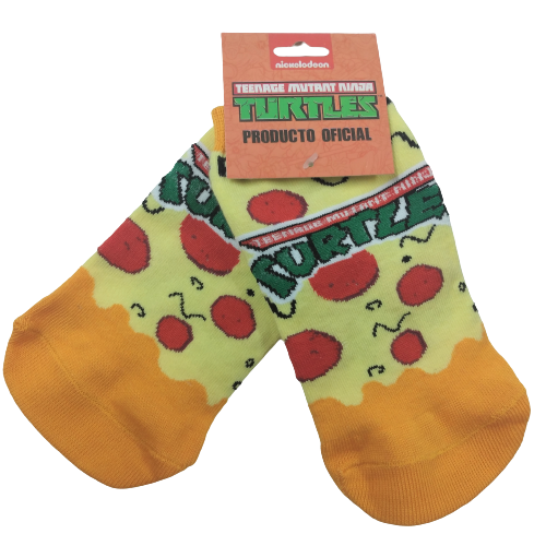 Medias soquete Tortugas Ninjas - Pizza