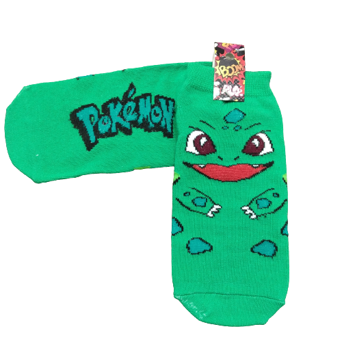 Medias soquete Pokemon - Bulbasaur