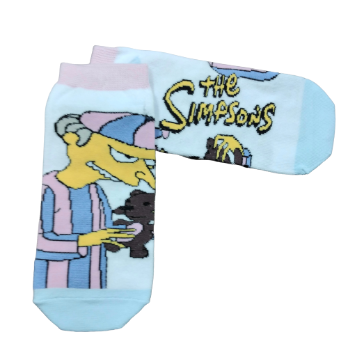 Medias soquete Los Simpsons - Sr. Burns y Bobo