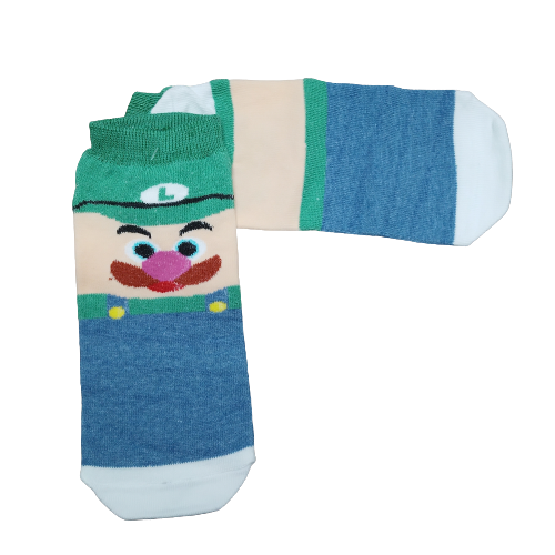 Medias soquete Super Mario - Luigi