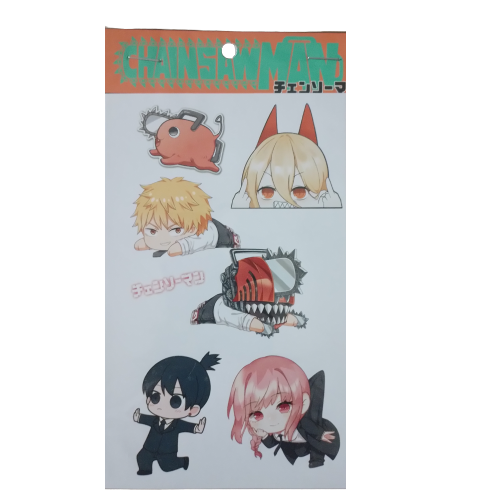 Stickers - Chainsaw Man Modelo 1