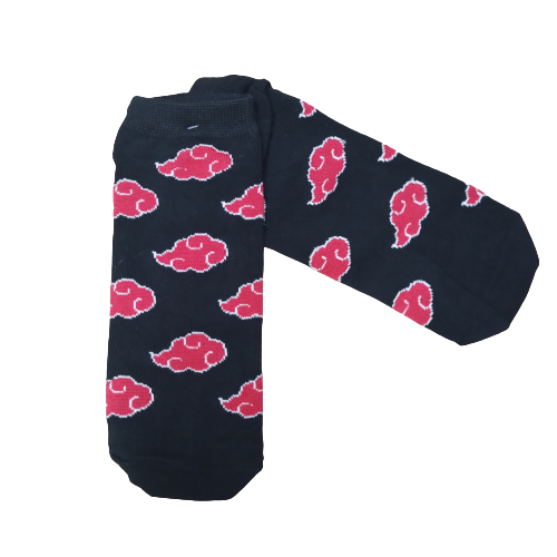 Medias soquete Naruto - Nube Akatsuki