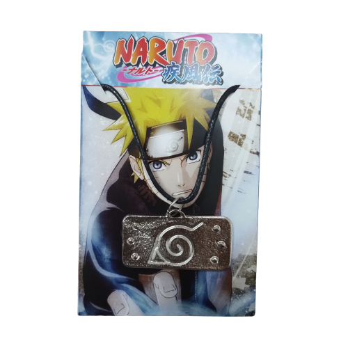 Colgante Naruto-Bandana de la Hoja (horizontal)