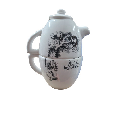 Tetera cerámica Alicia en el país de las maravillas Arbol