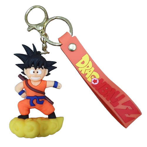 Llavero Goma 3D Dragon Ball Z - Goku Grande Nube (Traje Naranja)