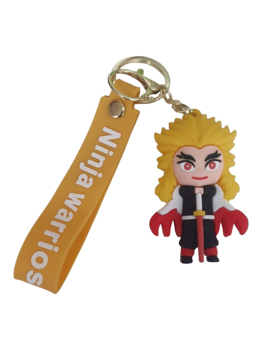 Llavero goma 3D Demon Slayer (Kimetsu no Yaiba) - Rengoku