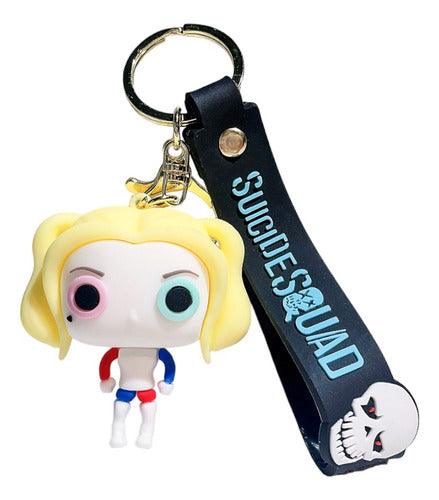 Llavero goma 3D Suicide Squad - Harley Quinn