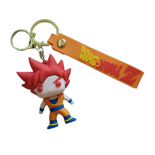 Llavero Goma 3D Dragon Ball Z Funko Goku Super Saiyan God
