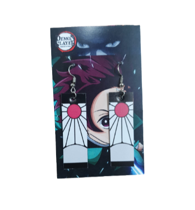 Aros PVC Demon Slayer - Carta Hanafuda Tanjiro