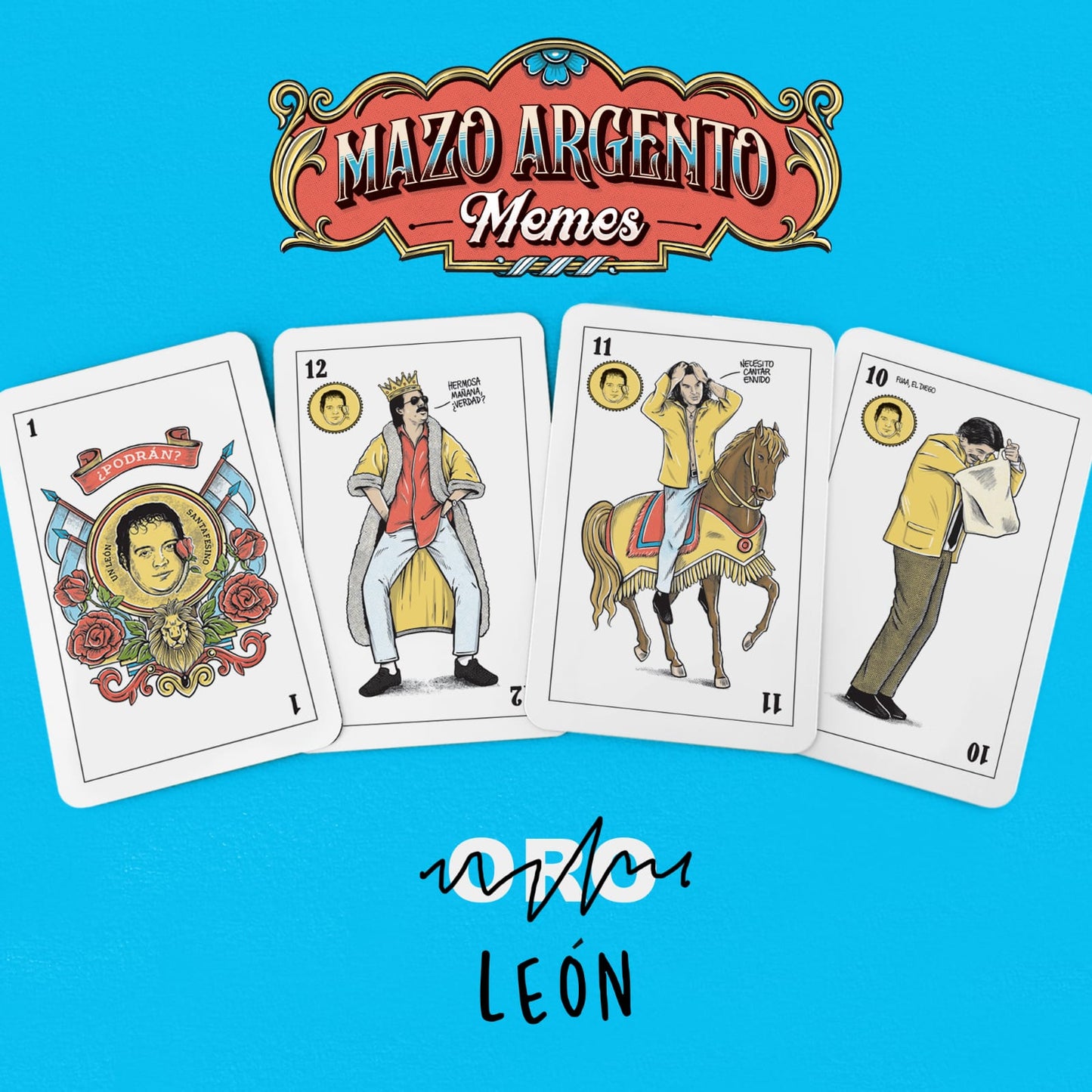 Juego de cartas - Mazo Argento Memes