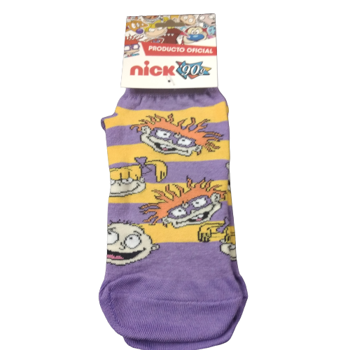 Medias soquete Rugrats - Tommy, Carlitos y Angelica