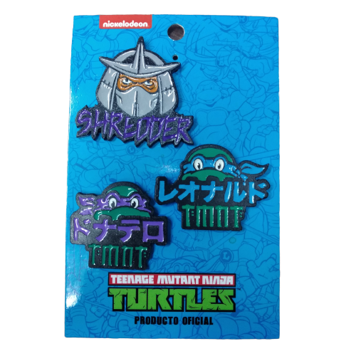 Set Pines x 3 - Tortugas Ninjas (Mod. A)