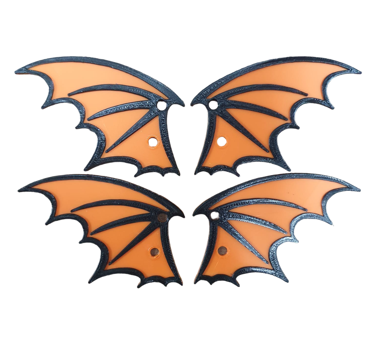 Alas de Murcielago para Cordones Naranjas