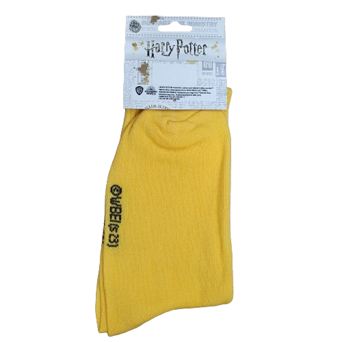 Medias 3/4 Puño Harry Potter - Amarilla Casa Hufflepuff Oficial