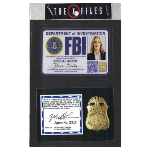 Credencial - X-Files - Dana Scully (2da temporada)