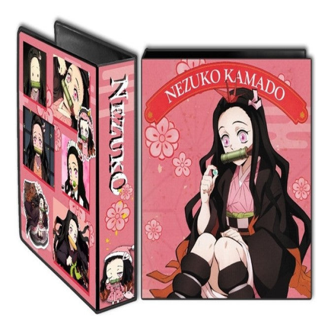Carpeta Escolar N°3 Demon Slayer - Nezuko Sentada (Modelo: DS 07)