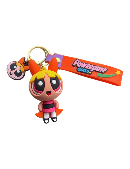 Llavero Goma 3D Chicas Super Poderosas Bombom