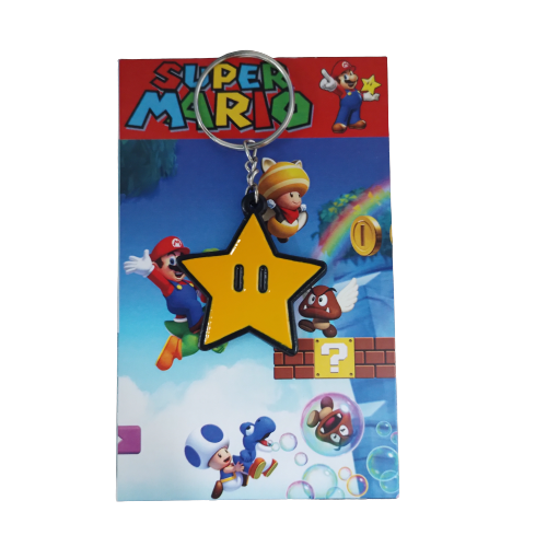 LLavero Super Mario - Estrella