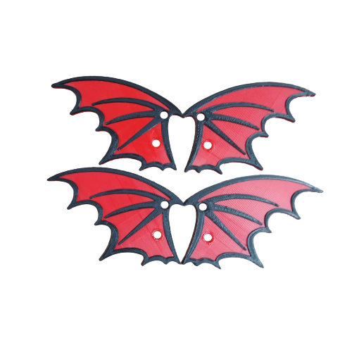 Alas de Murcielago para Cordones Rojas
