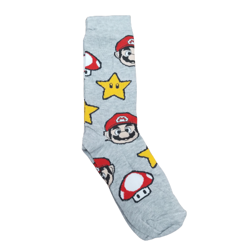 Medias 3/4 Super Mario Bros Mario Mushroom Estrella