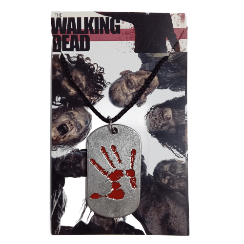 Colgante The Walking Dead - Mano zombi sangrienta