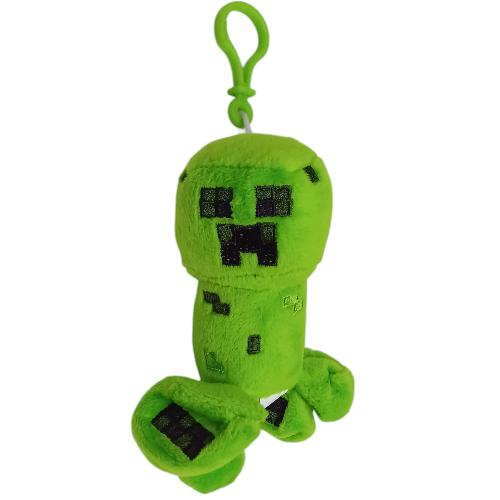 Peluche plush Minecraft - Creeper con mosquetón - 9 CM