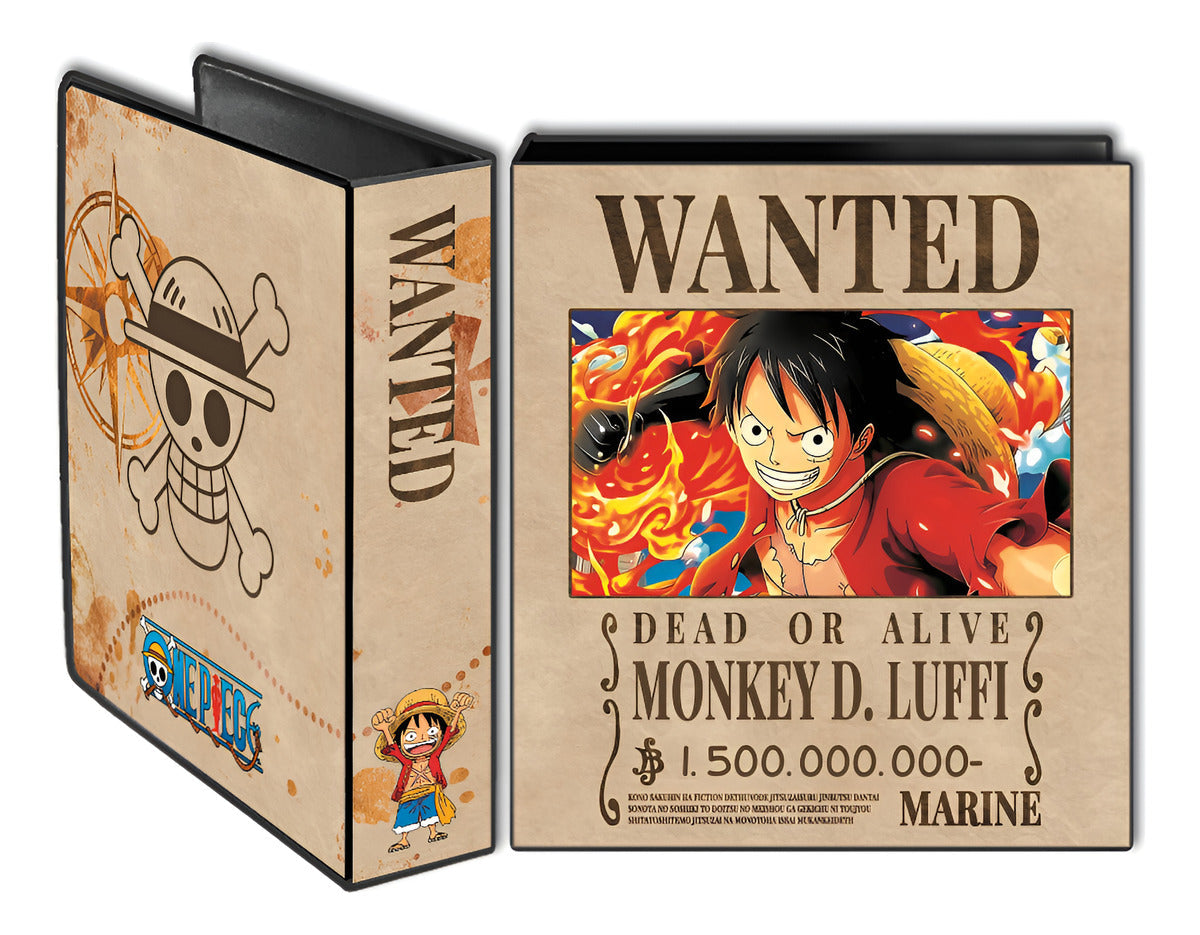 Carpeta Escolar N°3 One Piece - Luffy buscado