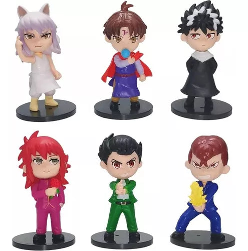 Figuras (x6) Yū Yū Hakusho - Personajes 9-10cm