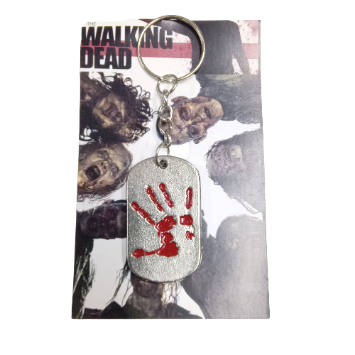 Llavero The Walking Dead - Mano zombi sangrienta