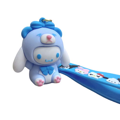Llavero Goma 3D Sanrio Cinnamaroll disfraz osito