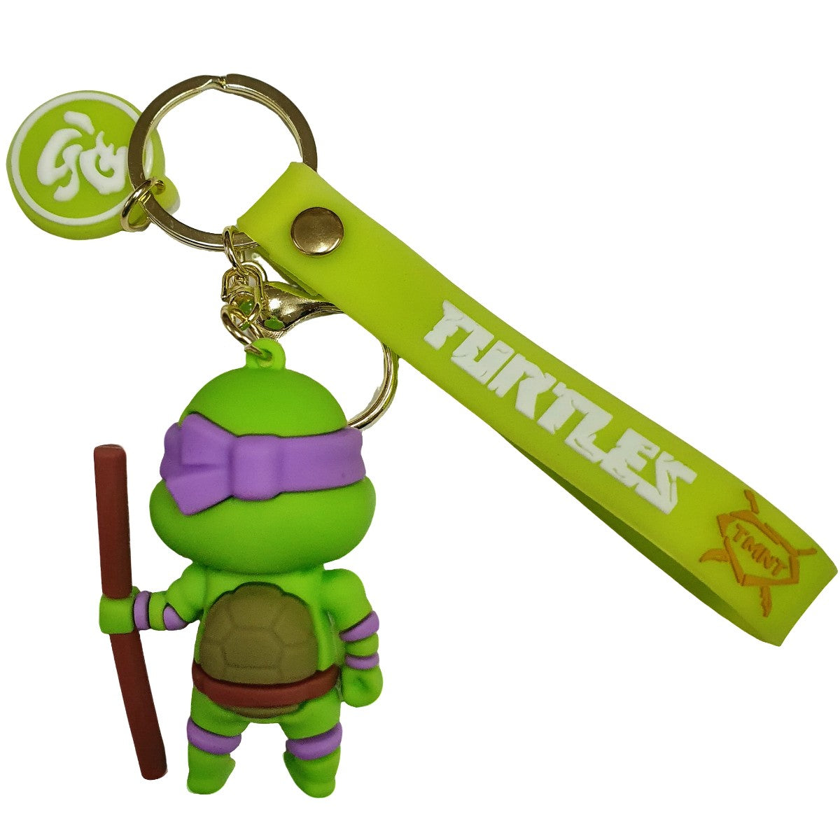 Llavero goma 3D Tortugas Ninja - Donatello con bastón Bo