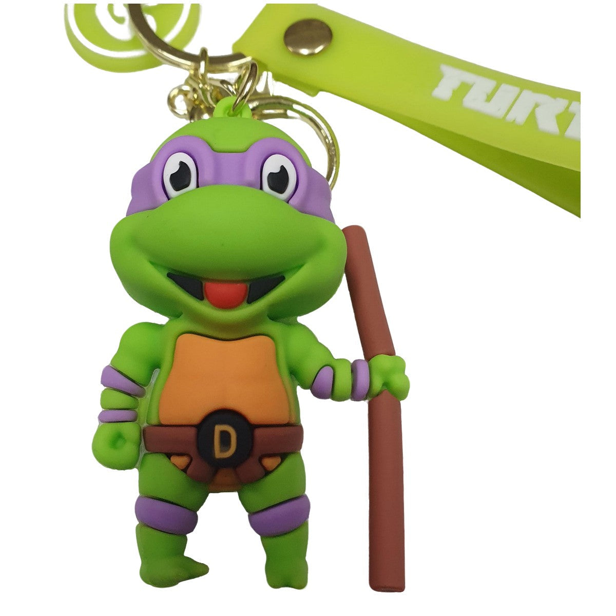 Llavero goma 3D Tortugas Ninja - Donatello con bastón Bo