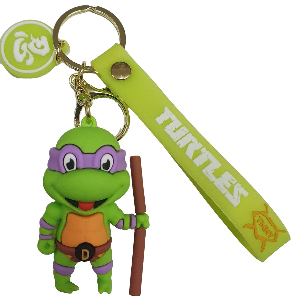 Llavero goma 3D Tortugas Ninja - Donatello con bastón Bo