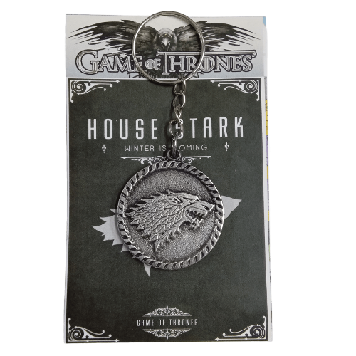 Llavero Juego de Tronos - Casa Stark (redondo)